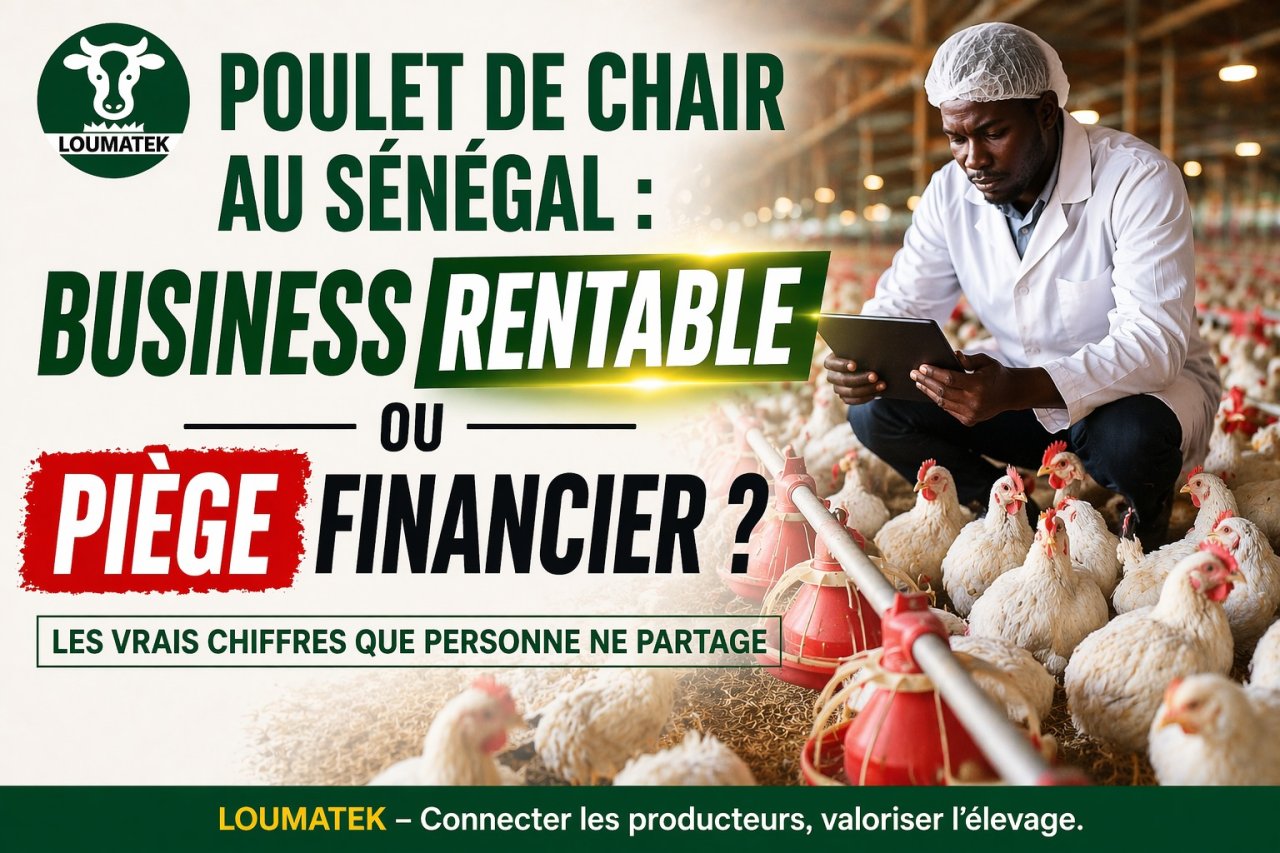 Poulet de chair au Sénégal : business rentable ou piège financier ? Les vrais chiffres que personne ne partage .