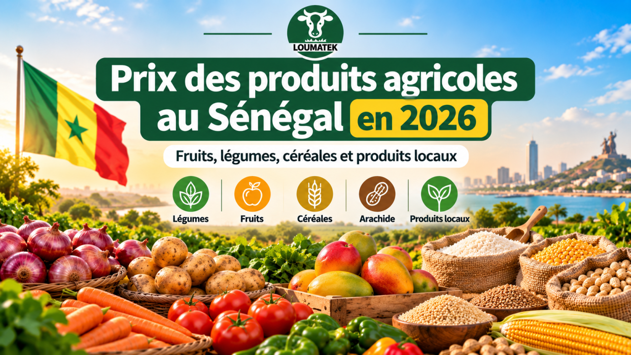 Prix des produits agricoles au Sénégal en 2026 : fruits, légumes, céréales et produits agricoles