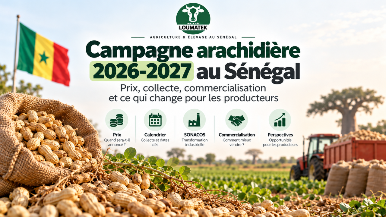 Campagne arachidière 2026-2027 au Sénégal : prix, collecte et commercialisation