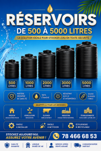 Vente de Réservoirs d'eau à Dakar