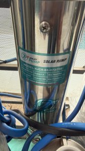 Pompe solaire au Sénégal  65m profondeur- 190 000 fcfa