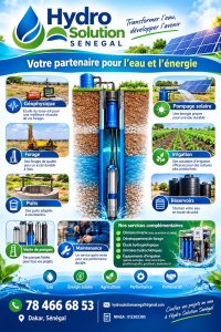 Pompage Eau solaire pour agriculture Sénégal